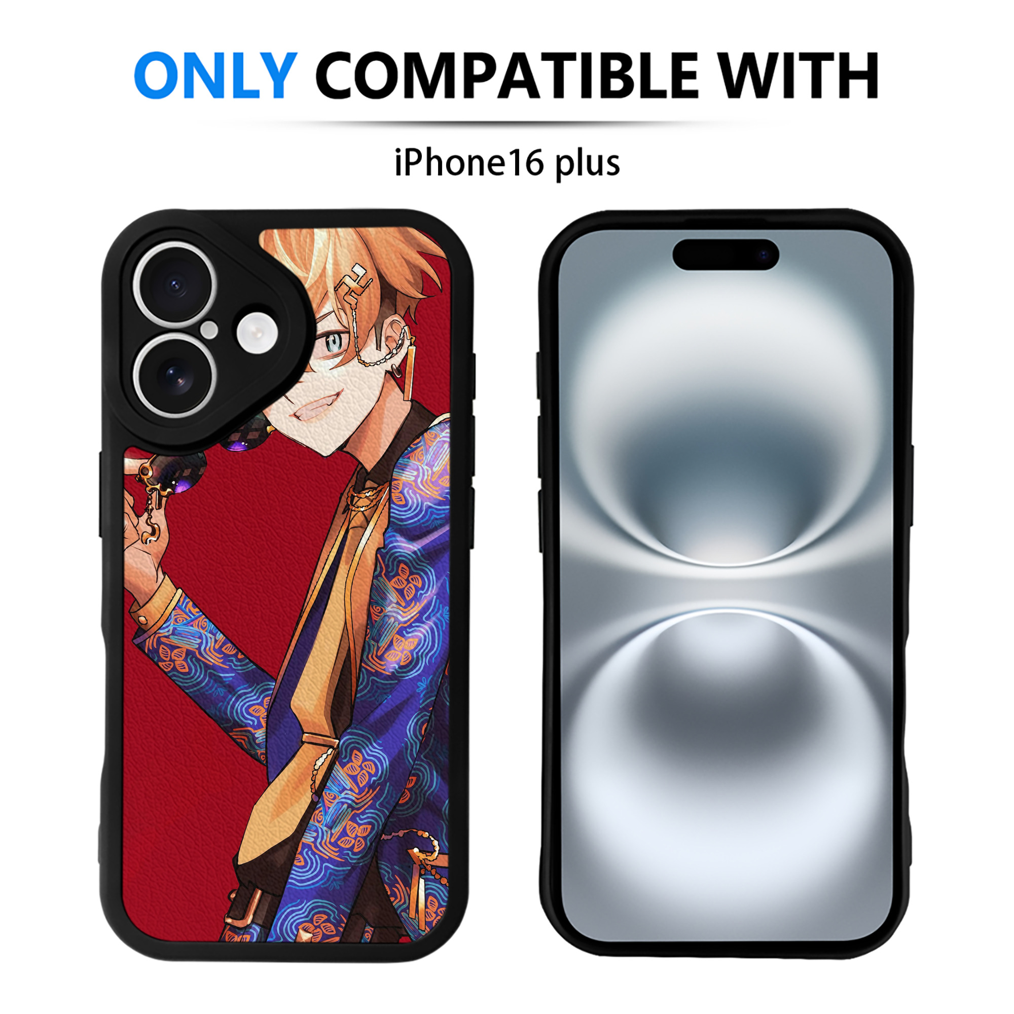（画像用） 東京リベンジャーズ Tokyo Revengers 【iPhone 16シリーズ対応】シリコンスマホケース（レザー調） 材質：シリコン